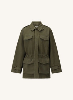 Laurence Bras - Cotton Cargo Jacket | Khaki