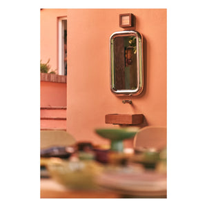 HKliving - Chunky chrome mirror | Chrome