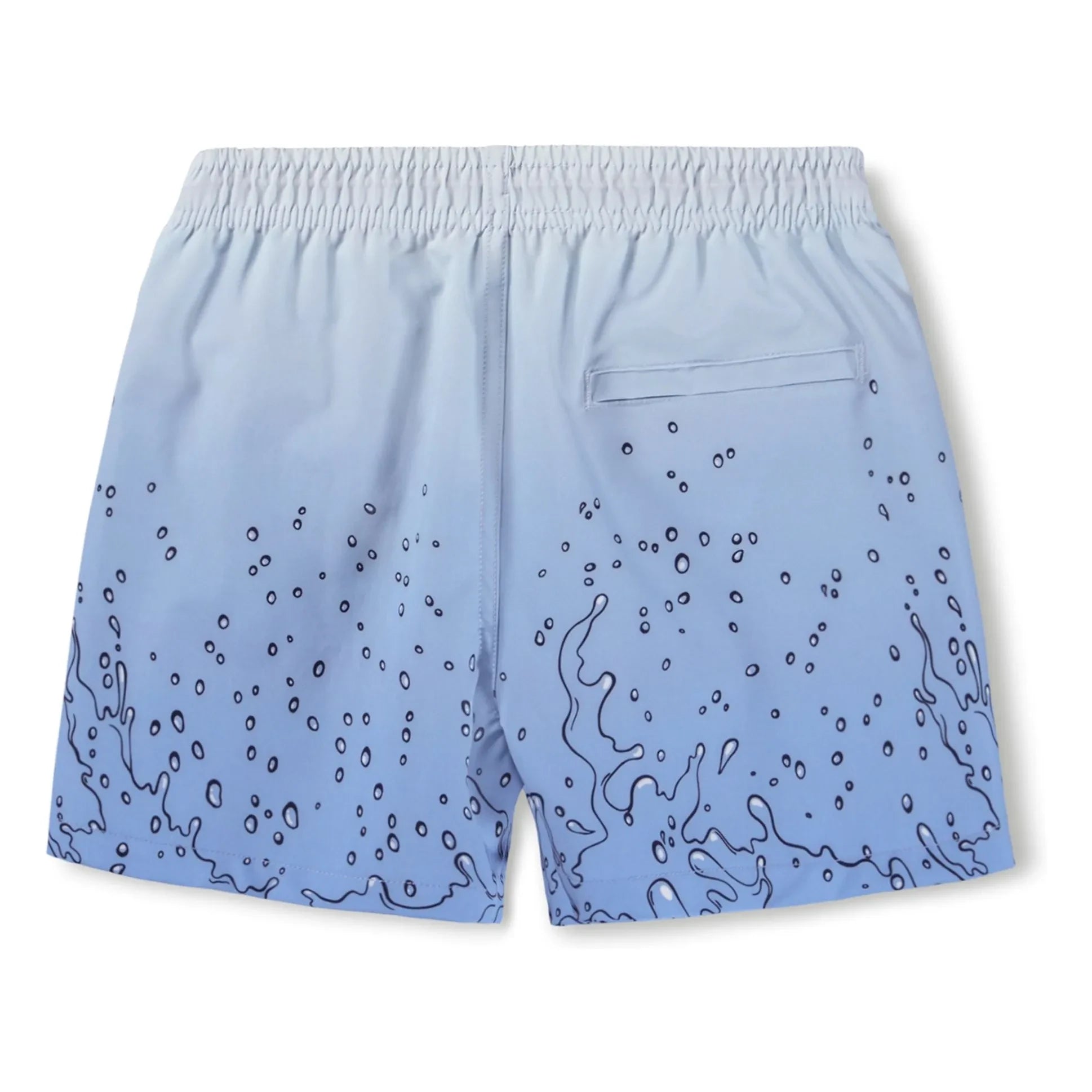 Molo - Niko Splash Recycled Fiber Swimsuit Shorts | Light Blue