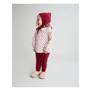 Búho - Girls' hat | Cherry red