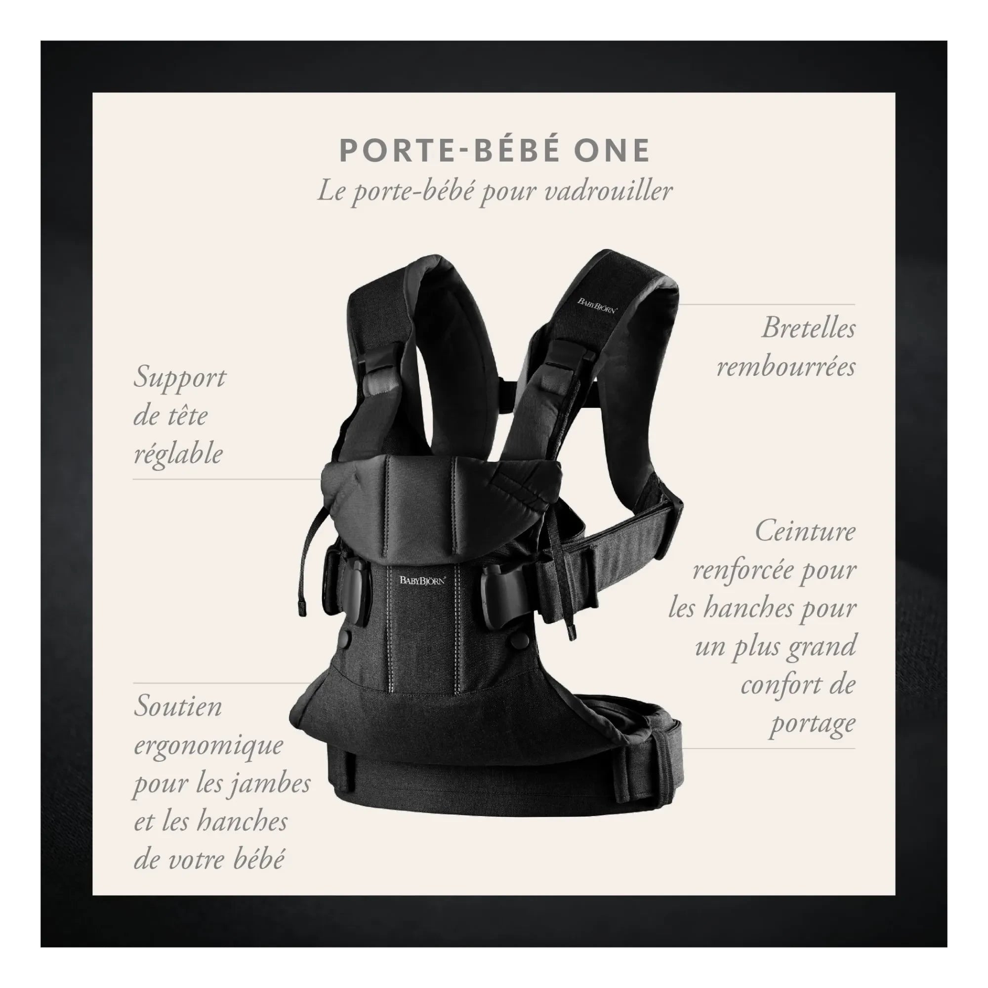 BabyBjörn - One Air Mesh Baby Carrier | Navy Blue