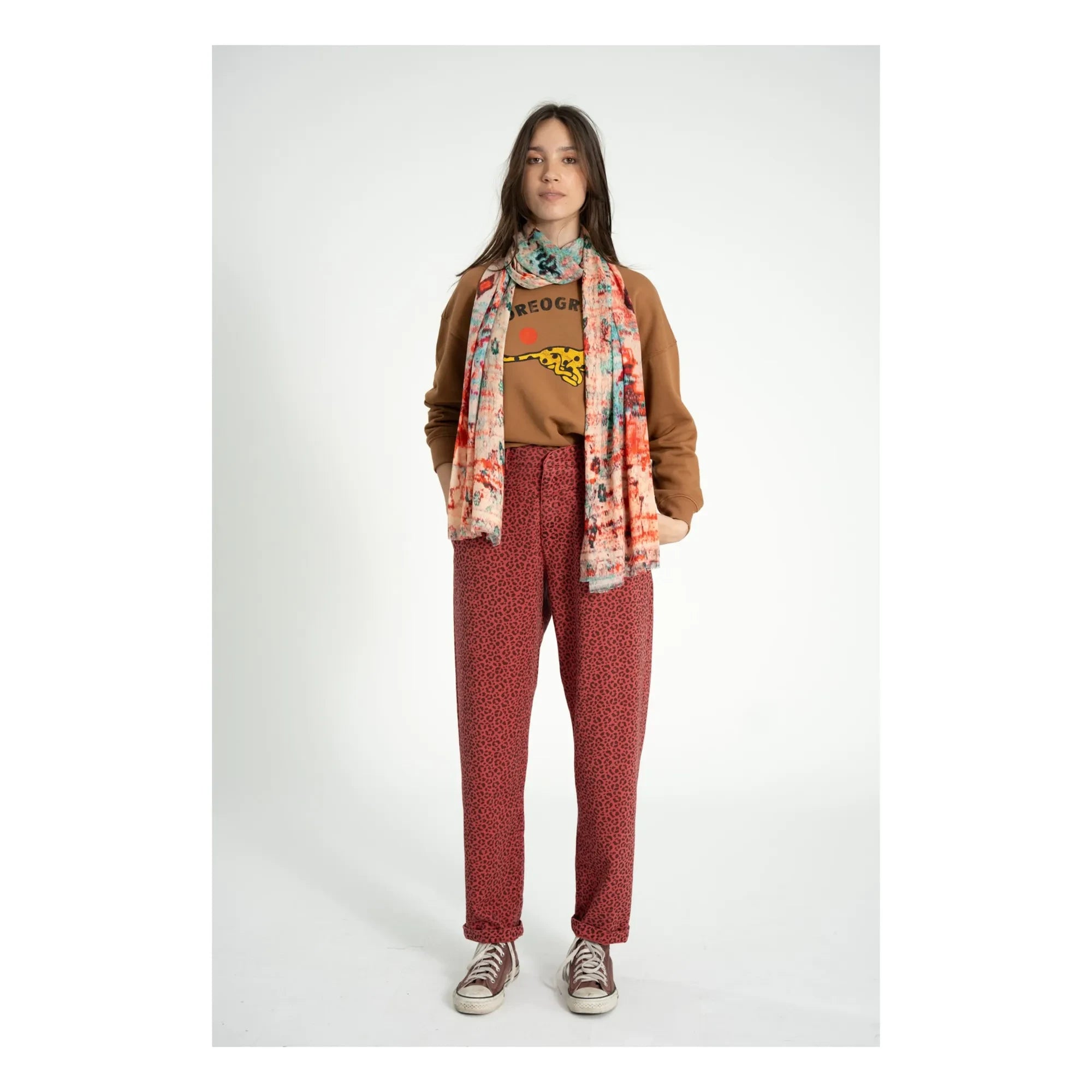 Sisters Department - Julie Sweatshirt Organic Cotton | Brown