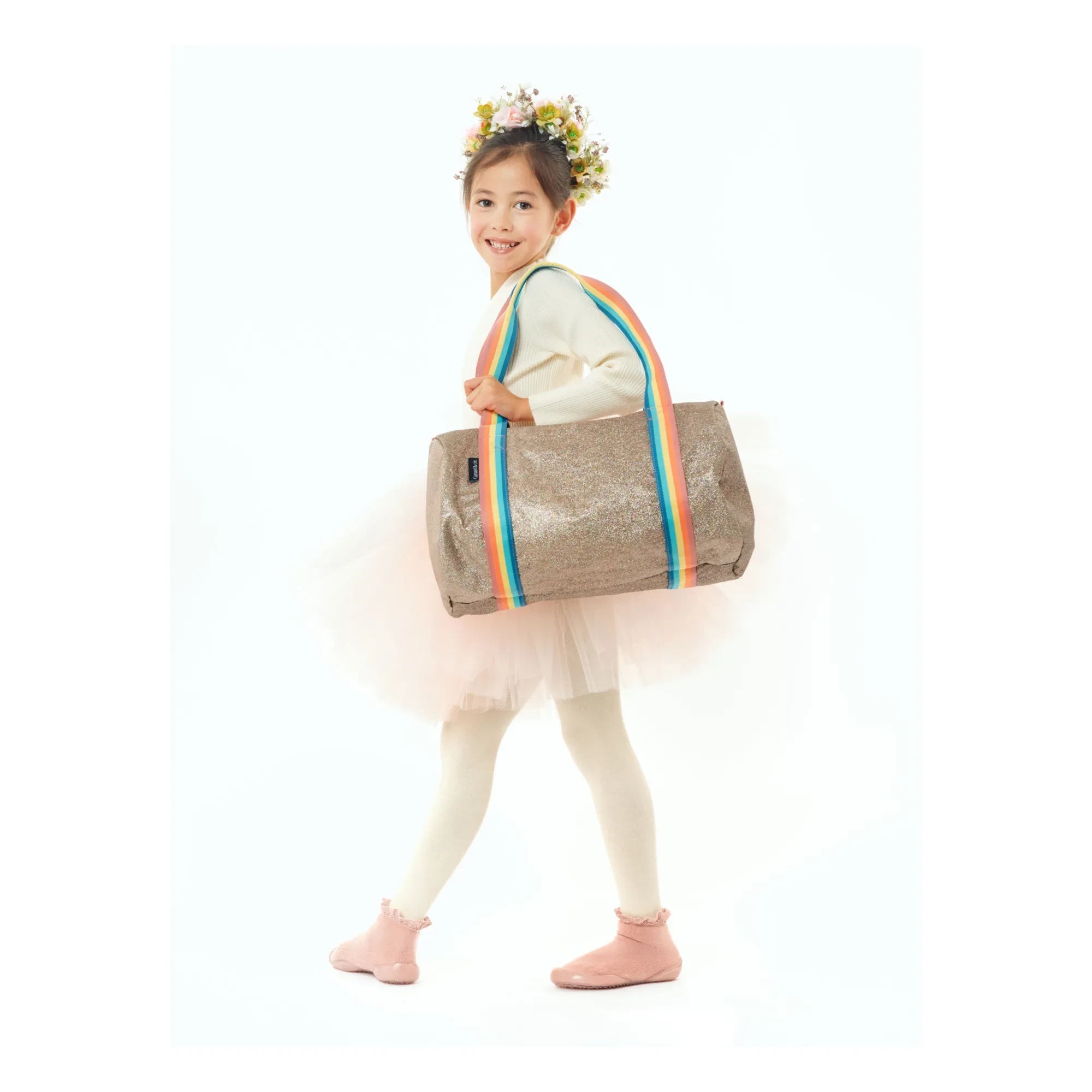 Caramel & Cie - Glitter Weekend Bag | Copper Red