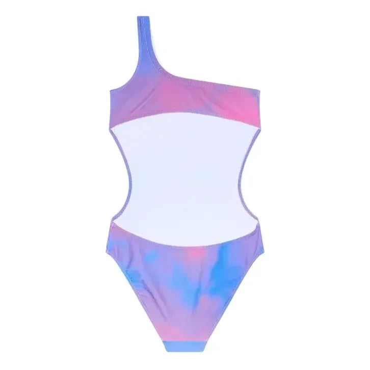 Finger in the Nose - Sia Asymmetric Swimsuit | Fluorescent Pink