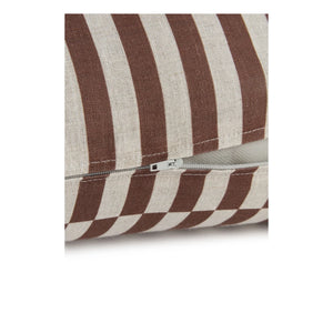 Nobodinoz - Stanley Lines Pillow | Brown