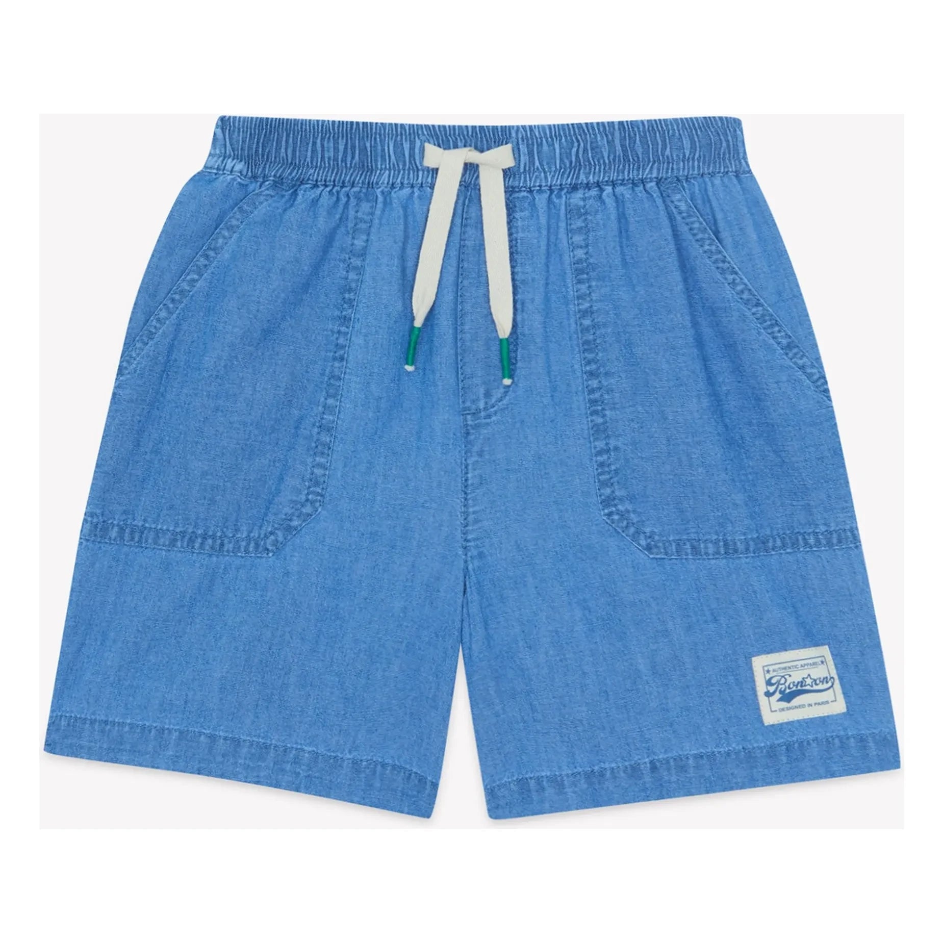Bonton - Naples Chambray Shorts | Denim Blue