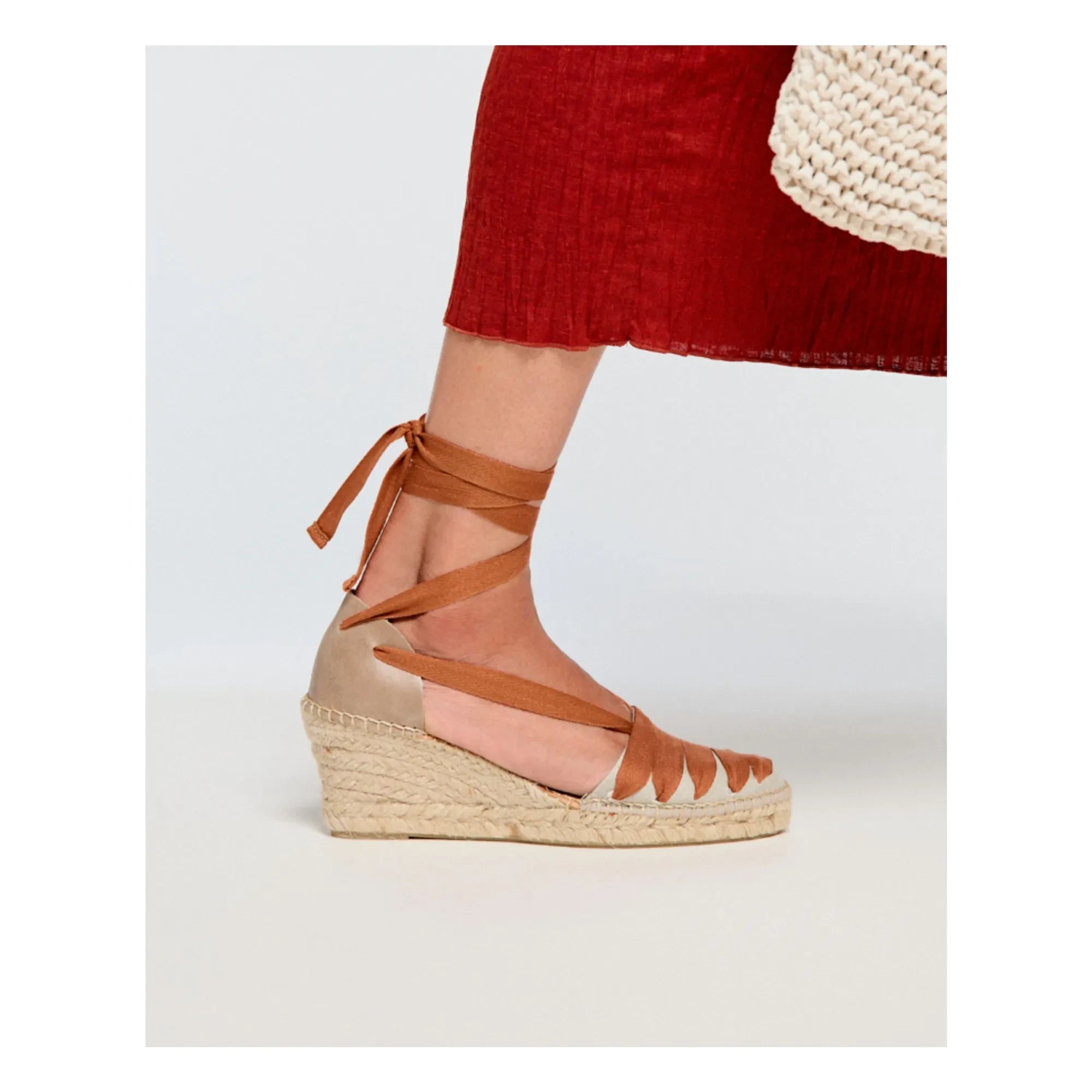 Naguisa - Moraira Espadrilles | Terracotta Red
