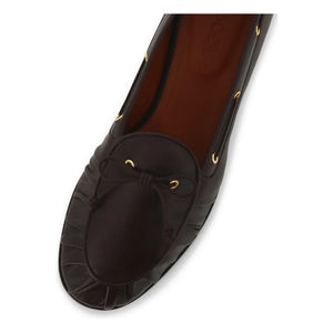 Socque Paris - Como Leather Slippers | Chocolate