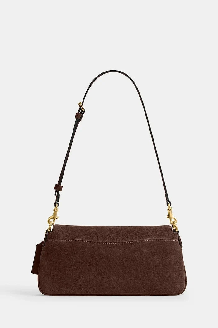 Coach kadın crossbody süet Suade Jet Shoulder Bag