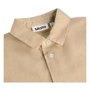 Molo - Richie Gradient Linen Shirt | Beige