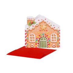 Legami - Mini Christmas Greeting Card - Gingerbread House