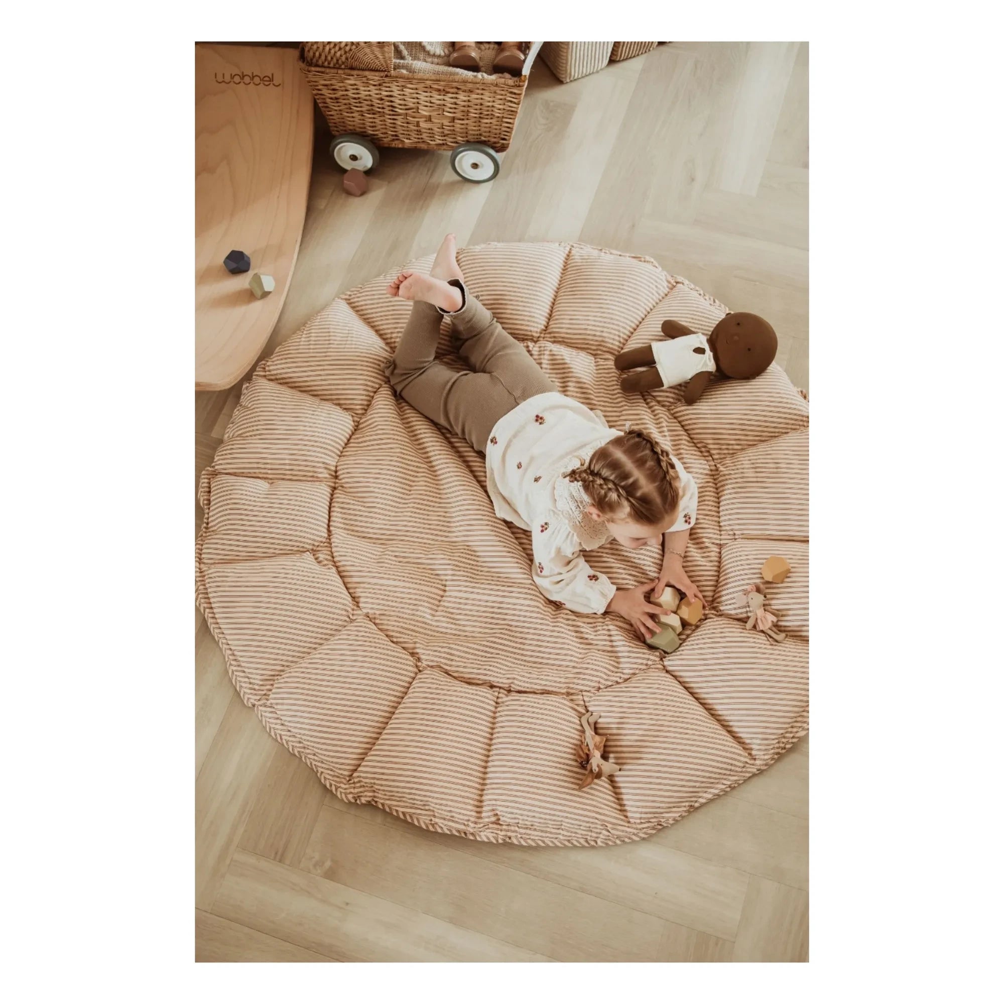 Play and Go - Coco Play Mat - Stripes | Mustard