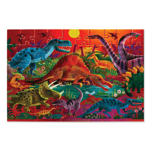 Crocodile Creek - Holographic Dinosaur Puzzle - 60 Pieces