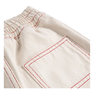 Bobo Choses - Organic Cotton Twill Panelli Pants | White