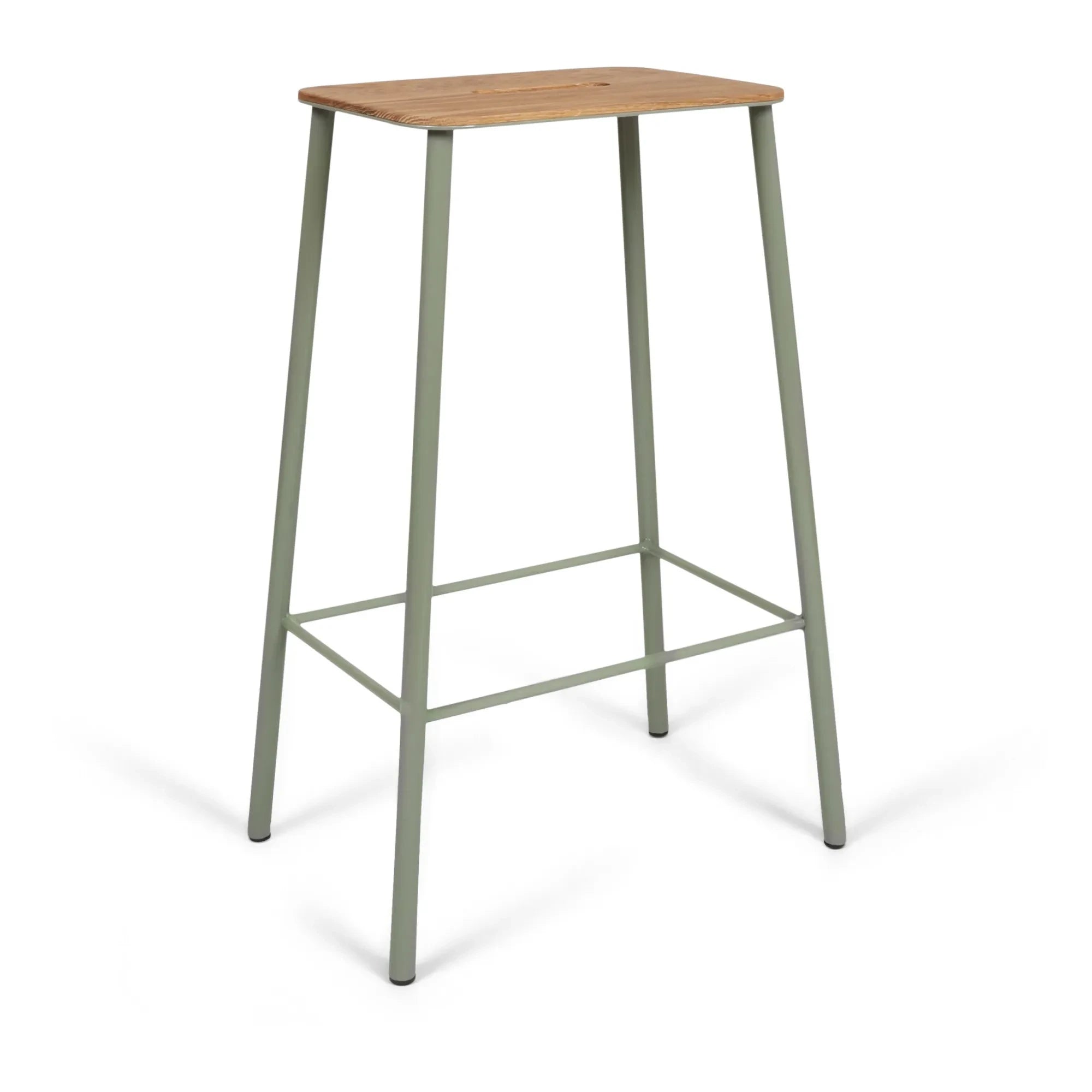 Frama - Adam Nyboder Stool, Wooden Seat | Green