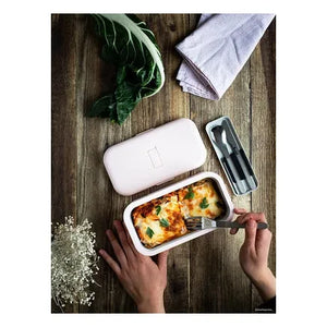 Monbento - MB Slim Box Paslanmaz Çelik Cep Çatal-Bıçak Seti | Siyah