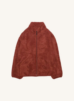 Smallable Kid - Sherpa Smooth Jacket | Brick Red