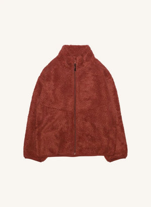 Smallable Kid - Sherpa Smooth Jacket | Brick Red