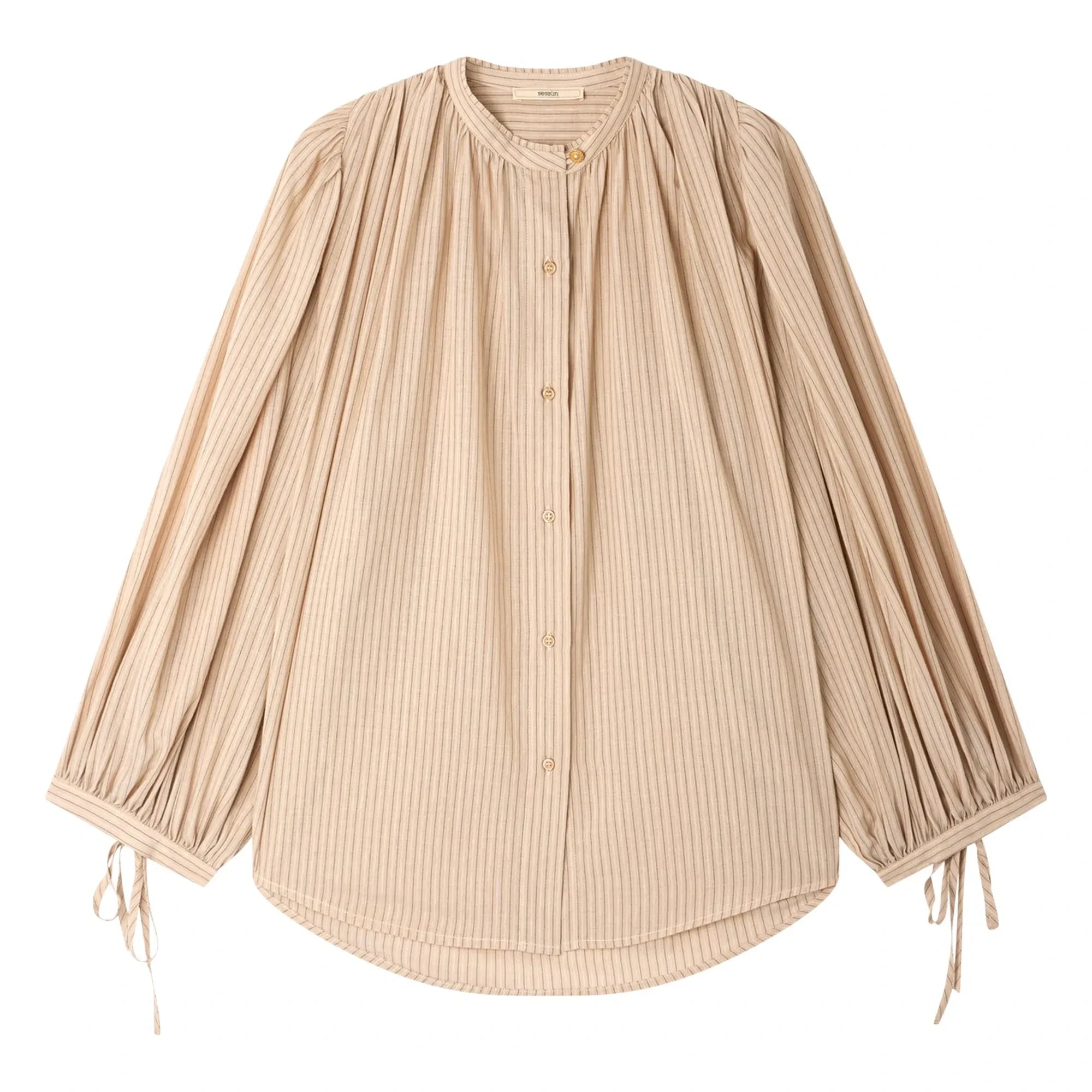 Sessùn - Dali Striped Blouse | Navy