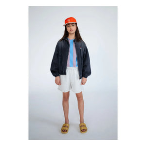 Repose AMS - Organic Cotton Denim Windbreaker | Charcoal Gray