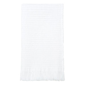 Haomy - Timor waffle weave guest towel | White