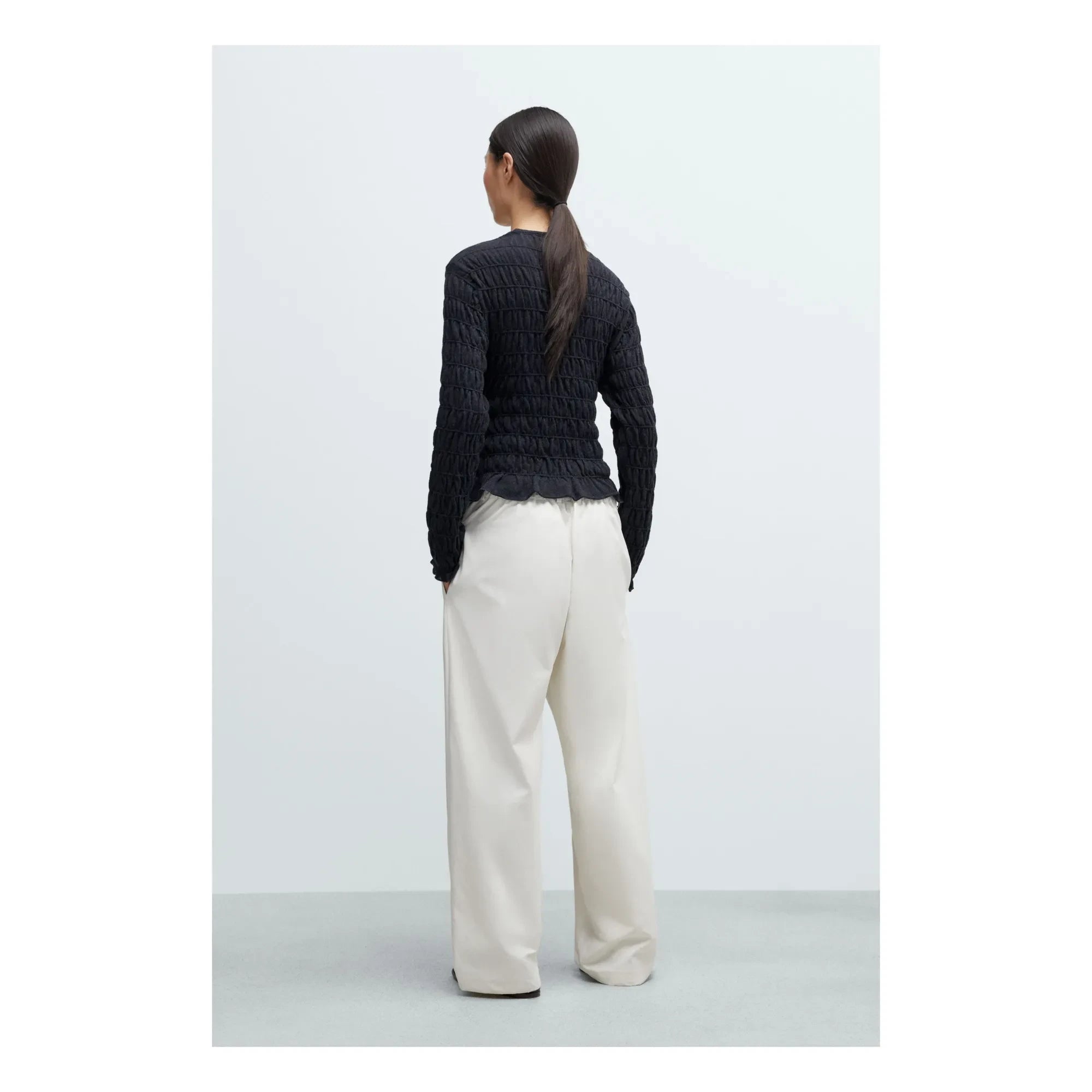 Cordera - Merino Wool Cardigan | Charcoal Gray