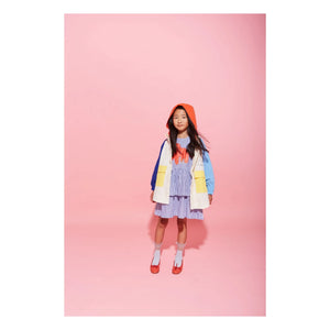 Wynken - Color Block Windbreaker | Ecru