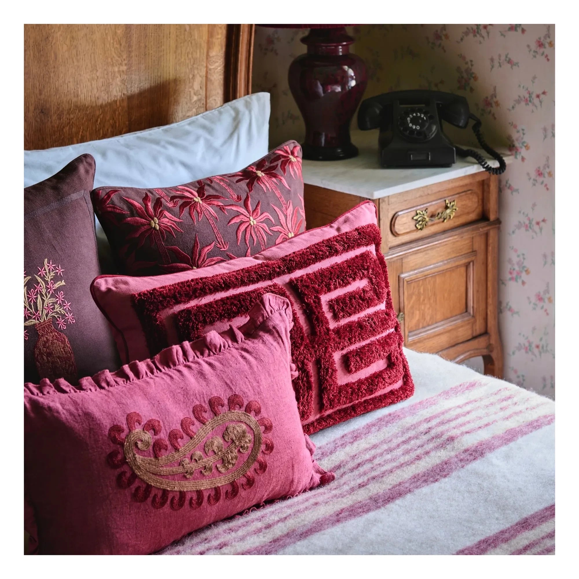 Palais - Siena Pillowcase | Pink