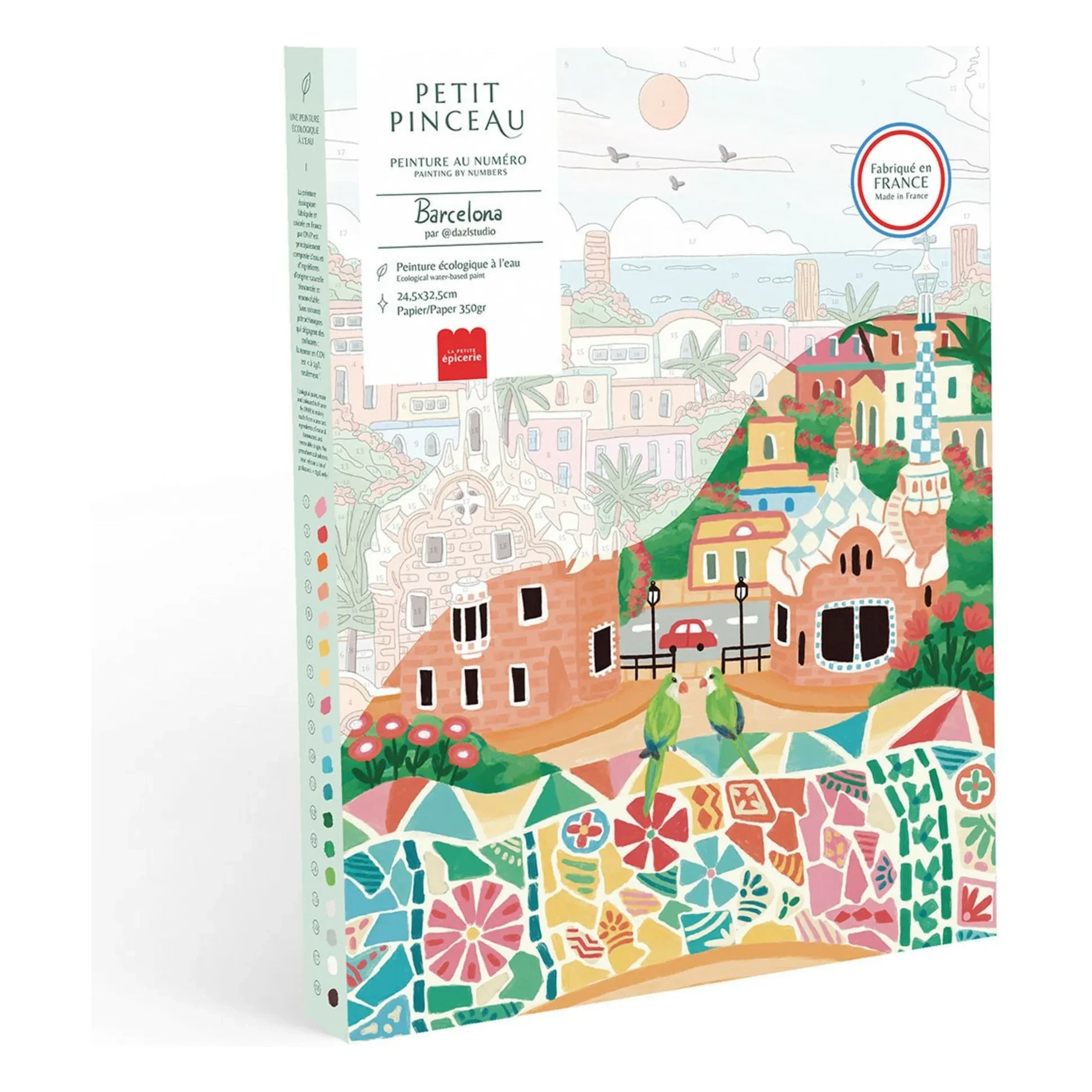 La Petite Épicerie - Dazlstudio Barcelona Number Coloring Kit