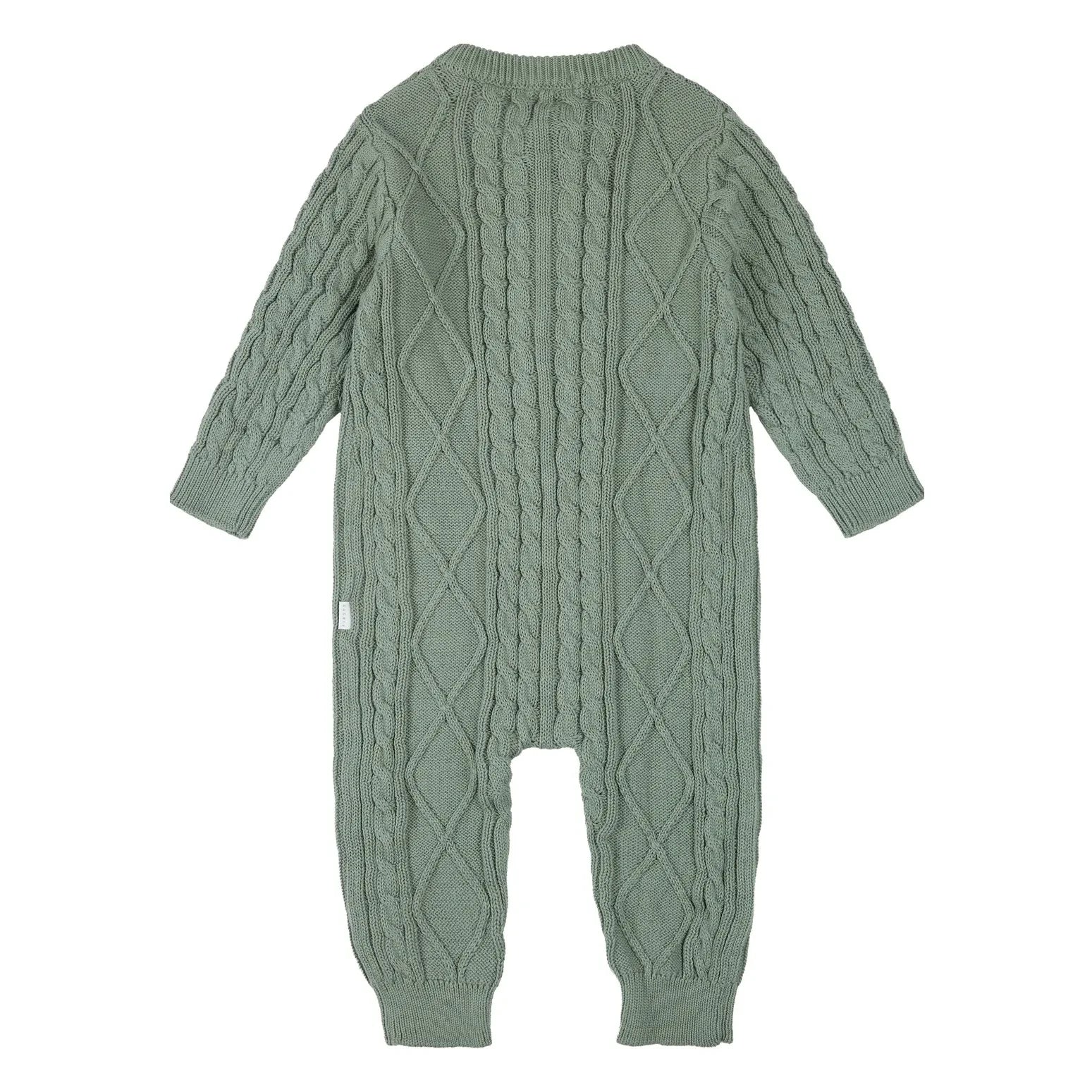 Petit Lem - Organik Pamuk Elma Baskılı Tulum | Yeşil