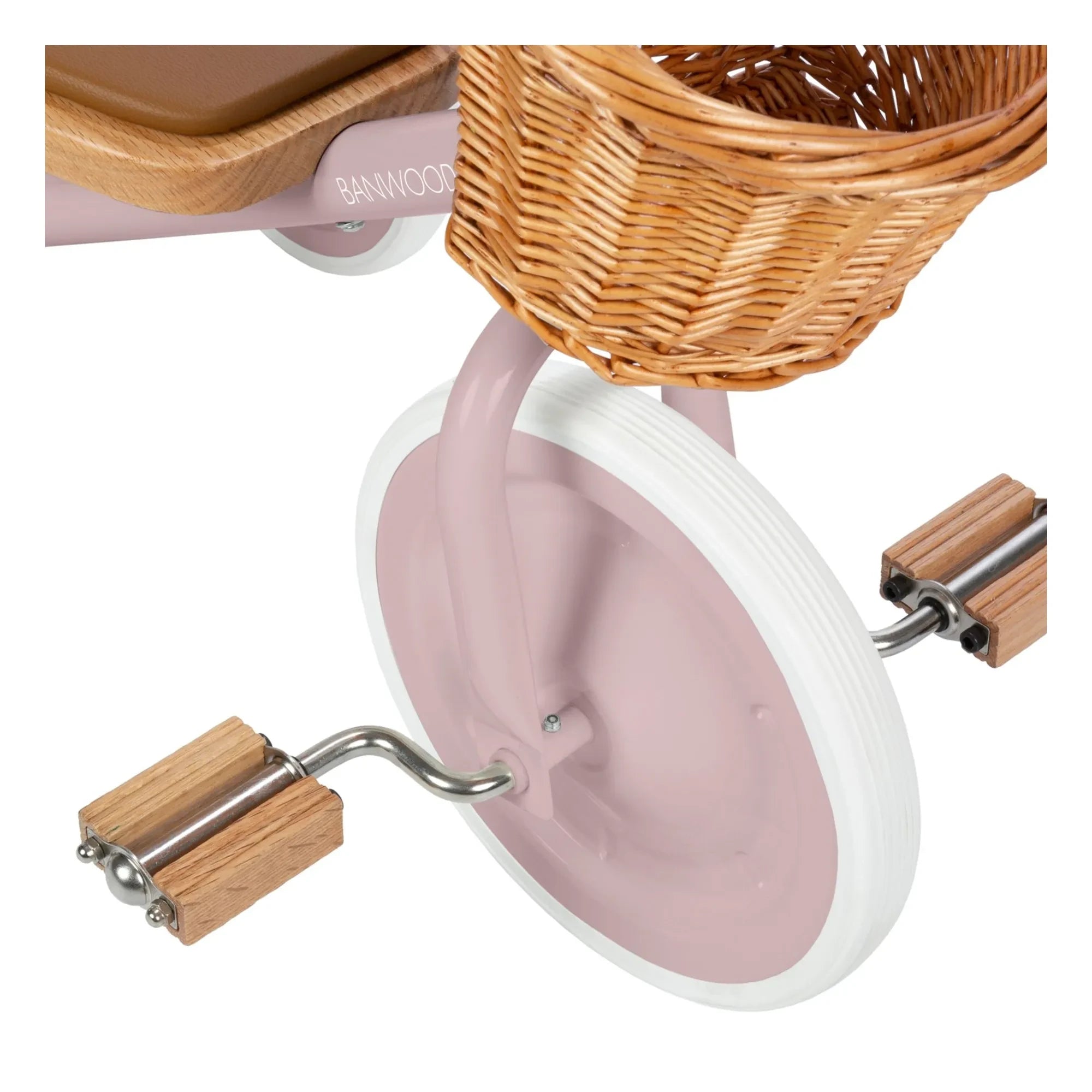 Banwood - Metal and Wood Tricycle | Dusty Pink