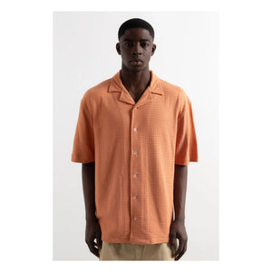 Edmmond Studios - Paul Short Sleeve Shirt | Orange