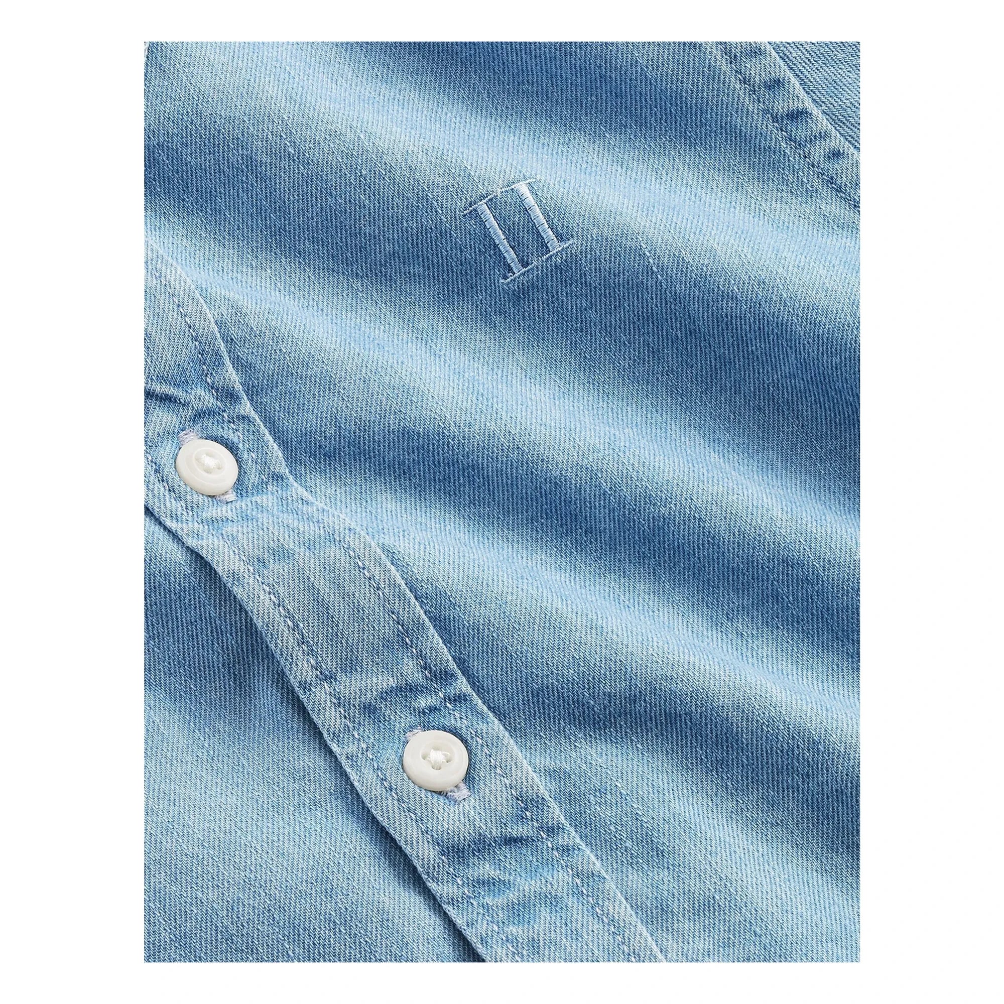 Les Deux - Konrad Denim Shirt | Washed Blue