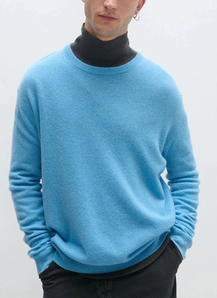 American Vintage - Raxow Wool Sweater | Speckled Blue