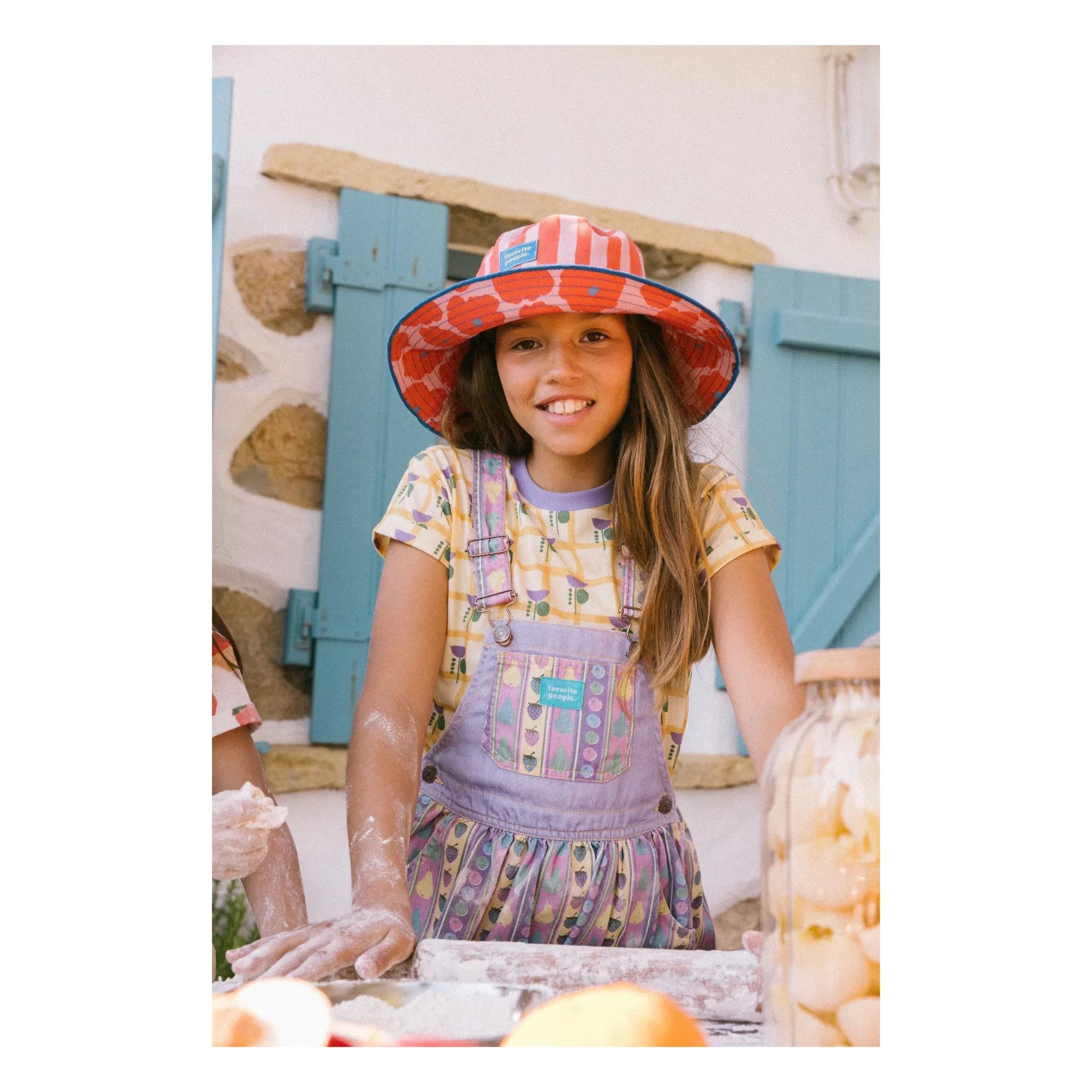 Favorite People - Salopet Dress Panna Cotta Fruits | Purple