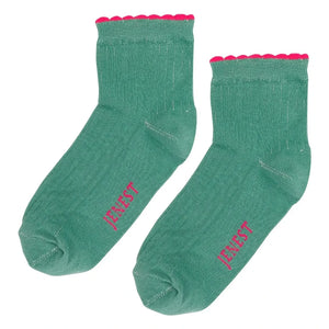 Jenest - Stylish Festo Socks Organic Cotton | Green