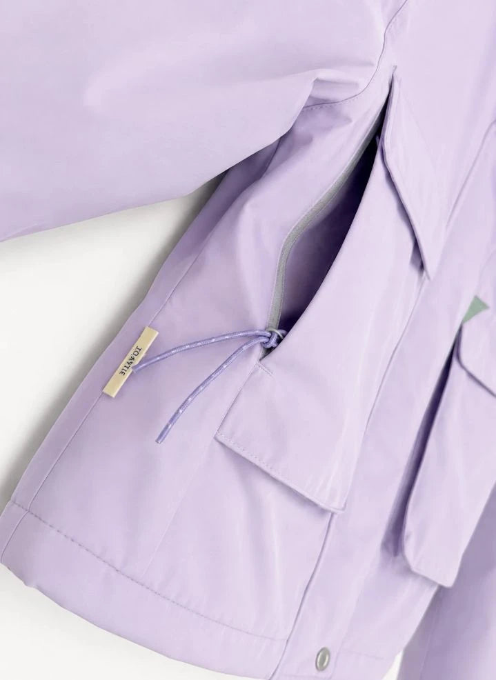 Töastie - Waterproof Windbreaker with Recycled Fiber Lining | Lilac