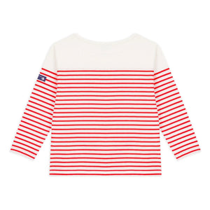 Petit Bateau - Light Marinière T-Shirt | Orange