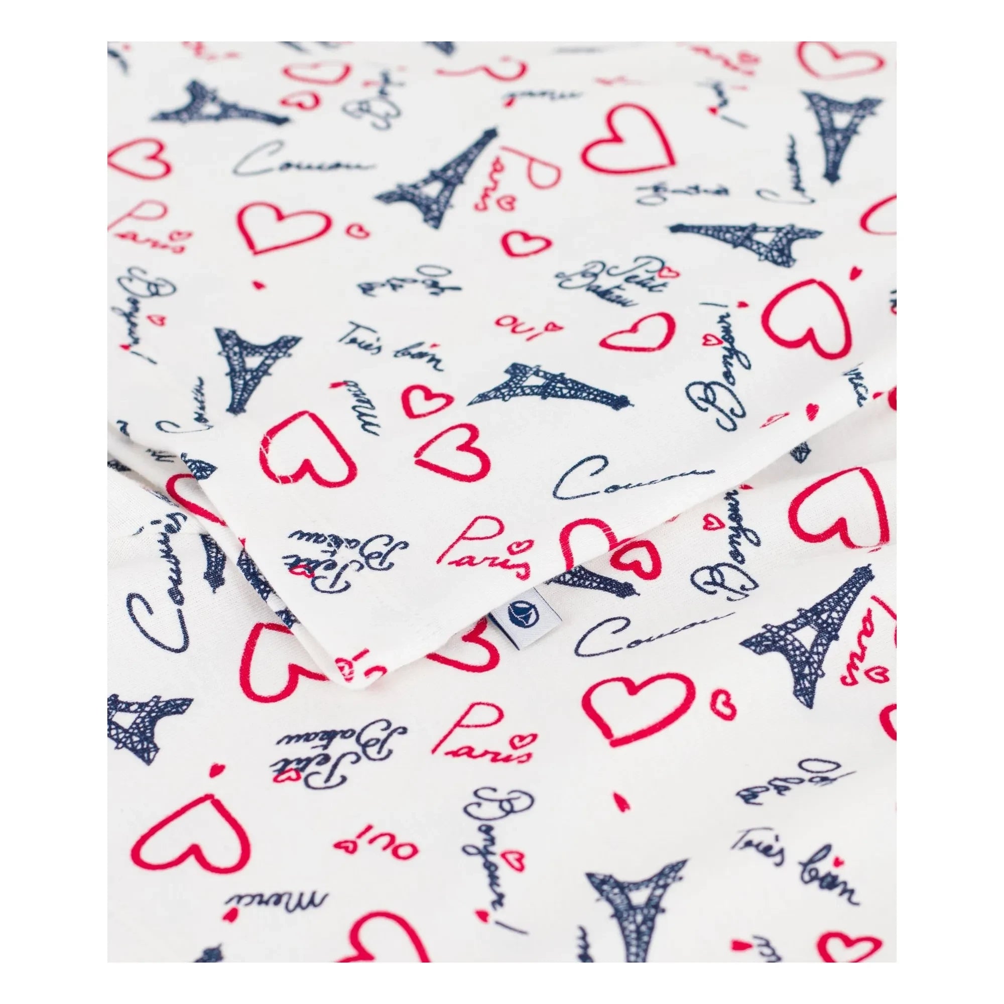 Petit Bateau - Paris Pajama Shorts | White
