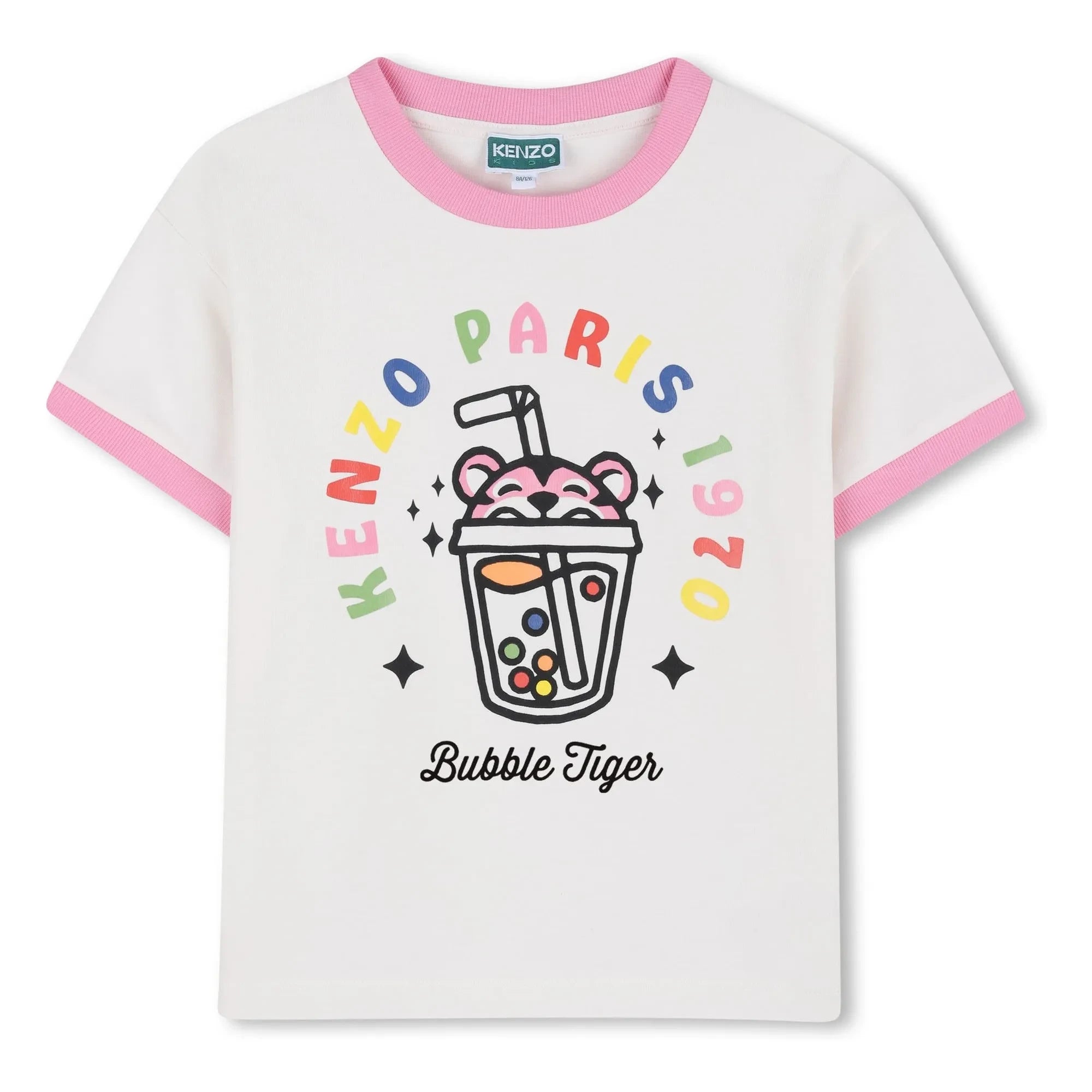 Kenzo - Happy Sweet Bubble Tiger T-shirt | White