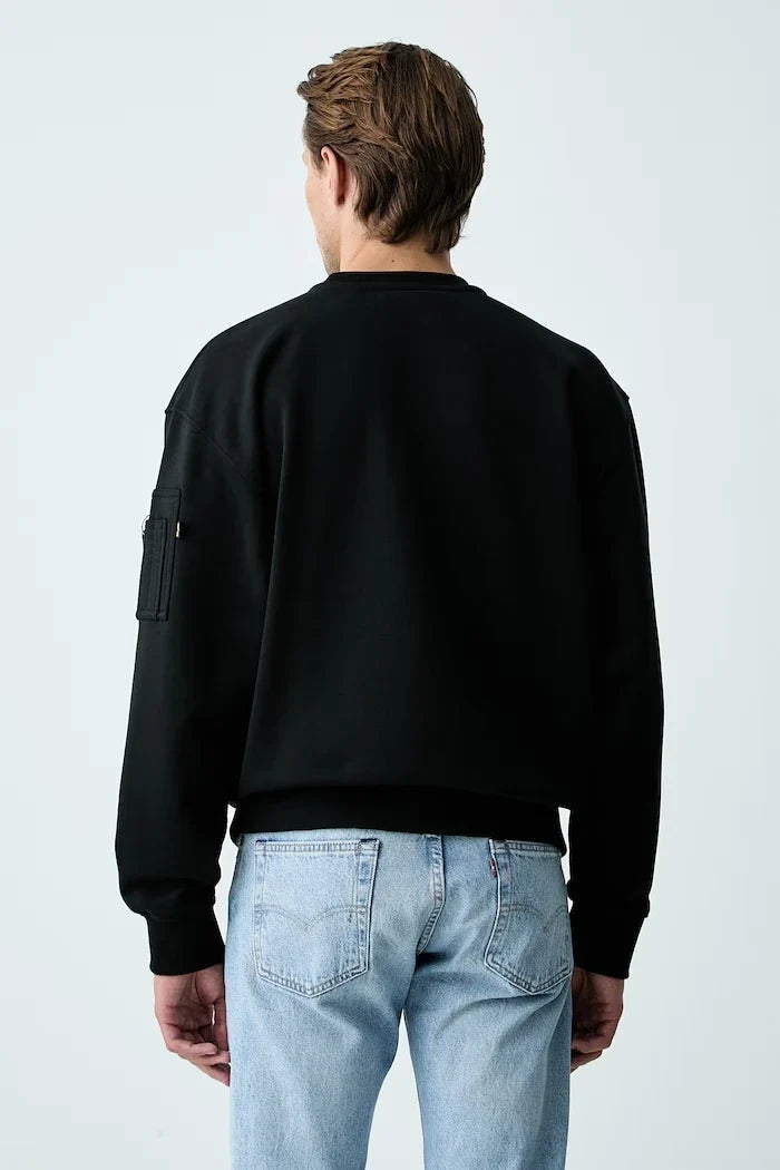 Alpha Industries Pamuklu Erkek Sweatshirt DTM Mid