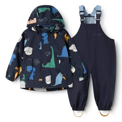 Liewood - Manu Dinosaurs Rainwear Set Made from Recycled Fibers | Navy