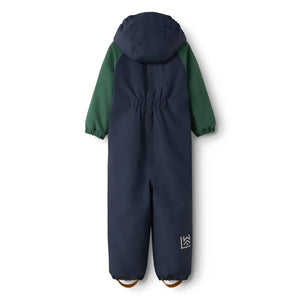 Liewood - Maddy Color-Blocked Ski Suit Made from Recycled Fibers | Night Blue