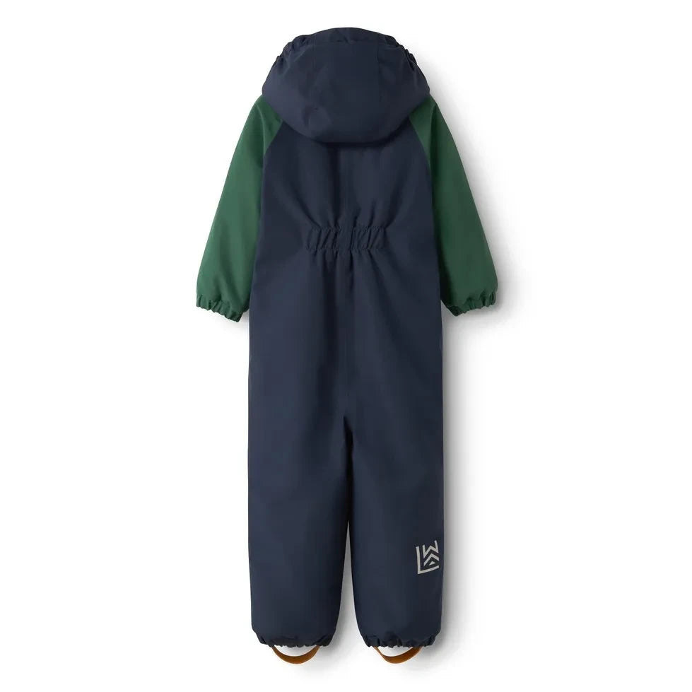 Liewood - Maddy Color-Blocked Ski Suit Made from Recycled Fibers | Night Blue