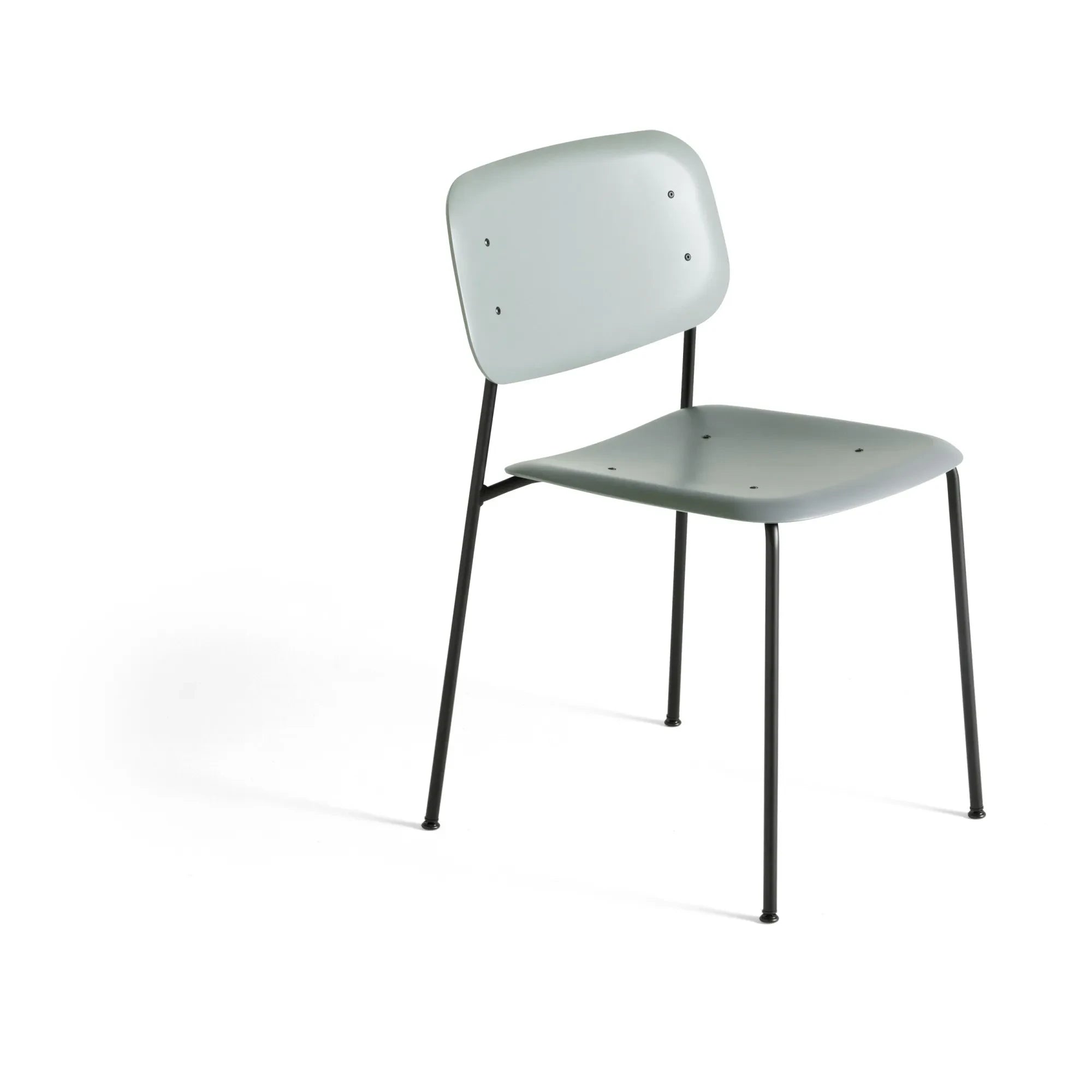 Hay - Soft Edged Armchair - Metal Base | Almond Green