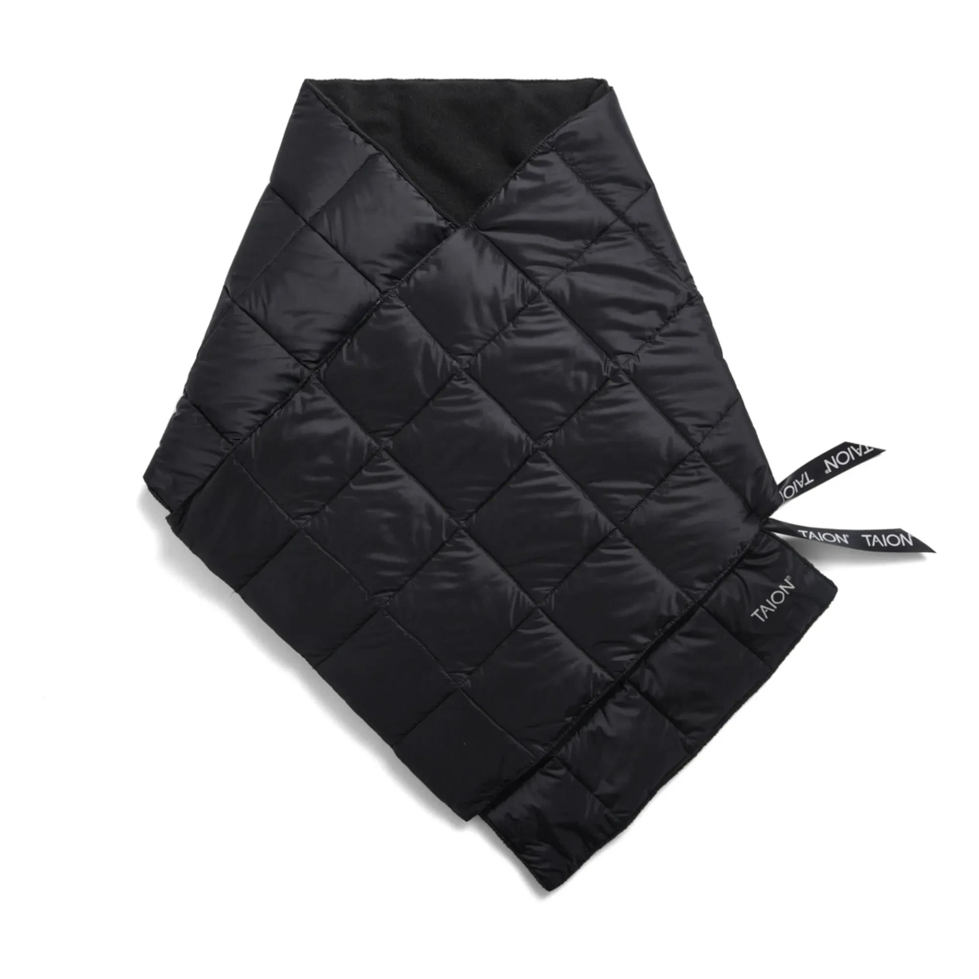 Taion - Quilted Scarf | Black