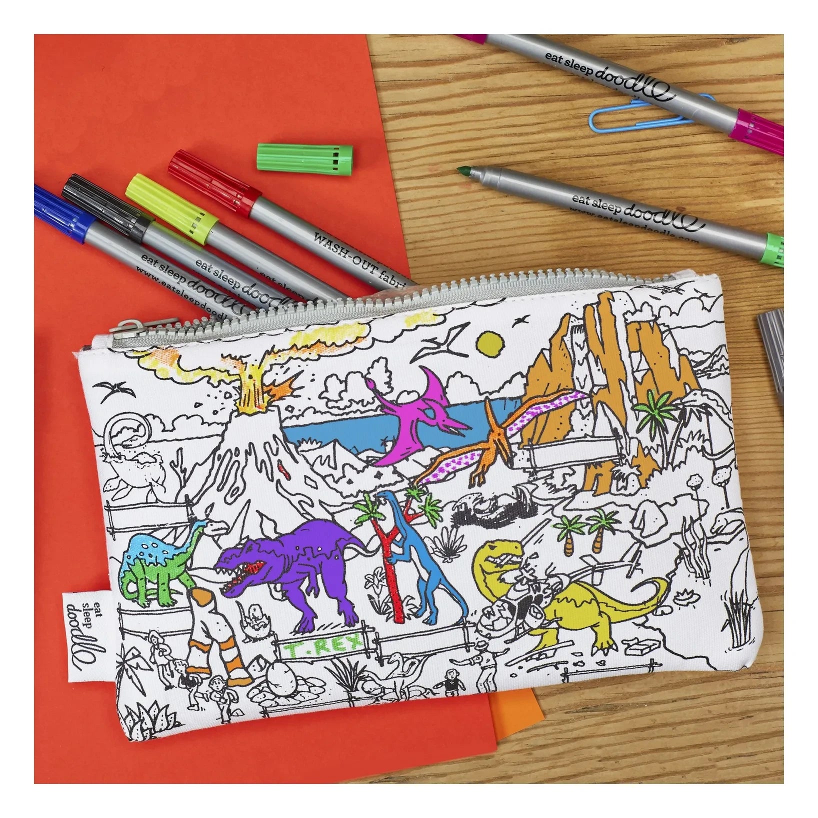 EatSleepDoodle - Dino Boyama Seti