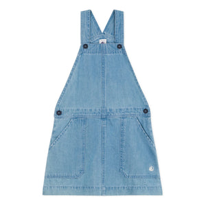 Petit Bateau - Meduse Denim Romper Dress | Denim Blue