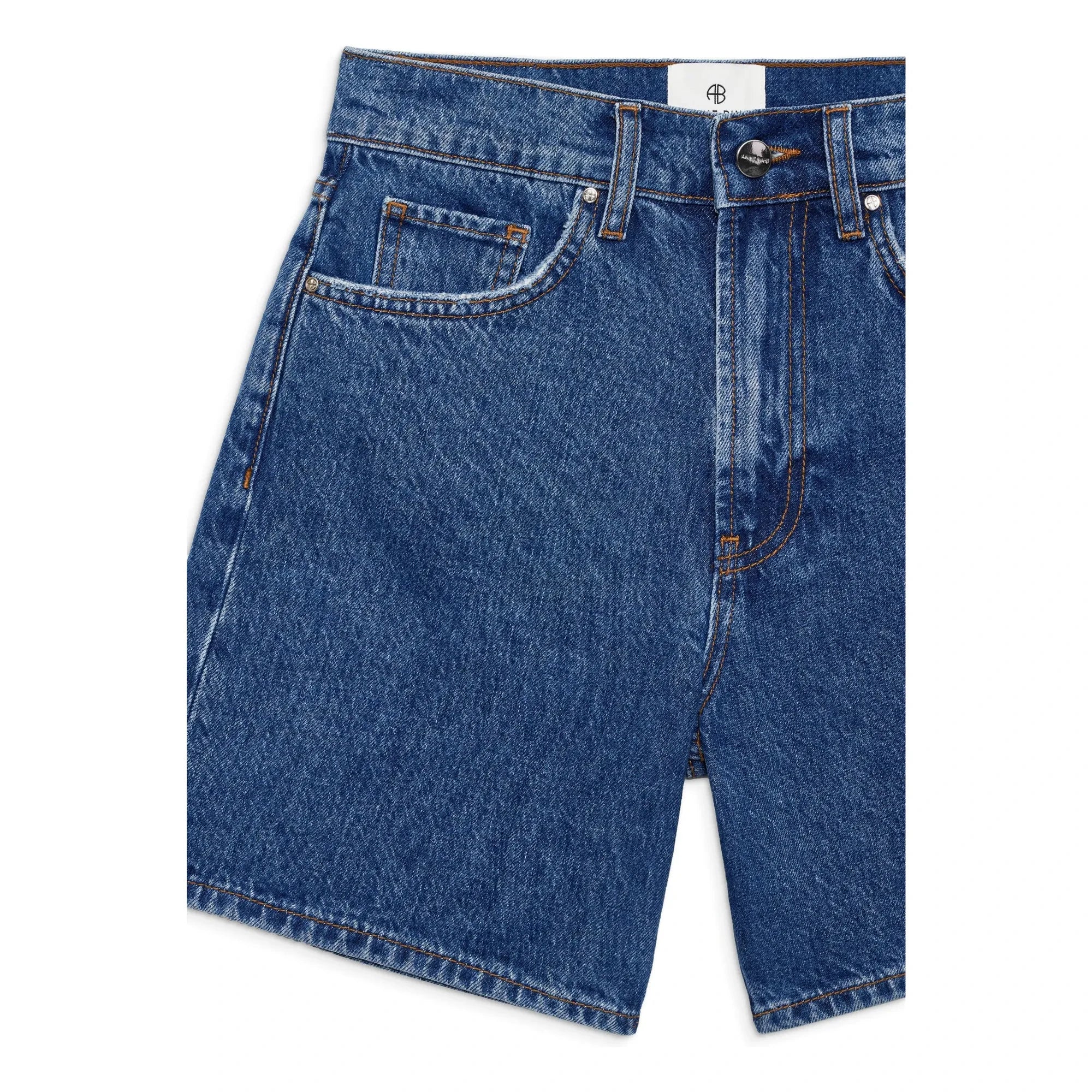 Anine Bing - Kat Organic Cotton Shorts | Vintage Blue Denim