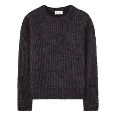 American Vintage - East Alpaca Sweater | Charcoal Gray